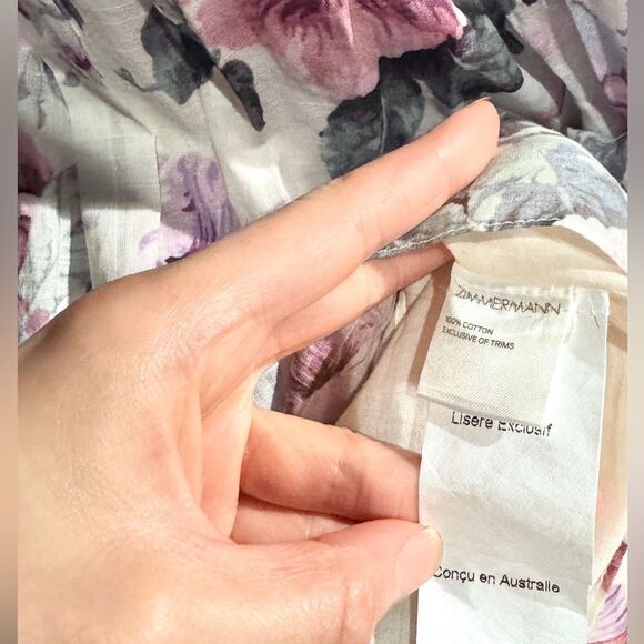 ZIMMERMANN - Jasper Floral Tie Dress - Picture 6 of 8